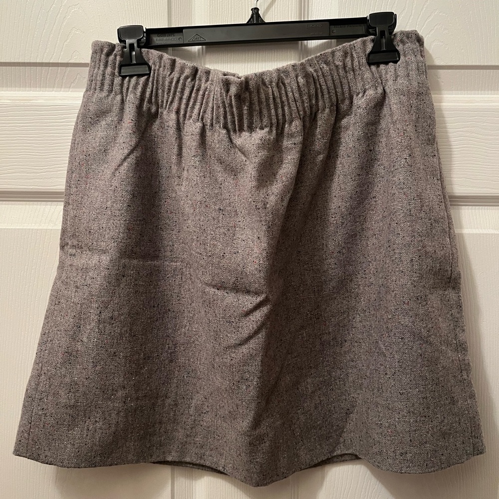 J.Crew gray mini skirt